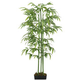 VidaXL Kunstpflanze Bambus 384 Blätter 120 cm grün