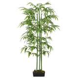 VidaXL Kunstpflanze Bambus 864 Blätter 180 cm grün