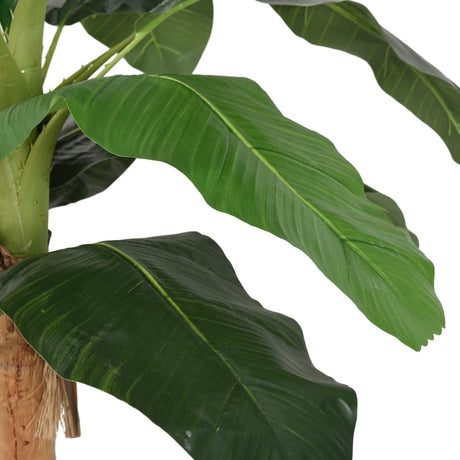 VidaXL Kunstpflanze Bananenbaum 19 Blätter 180 cm grün