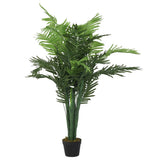 VidaXL Kunstpflanze Palme 28 Blätter 120 cm grün