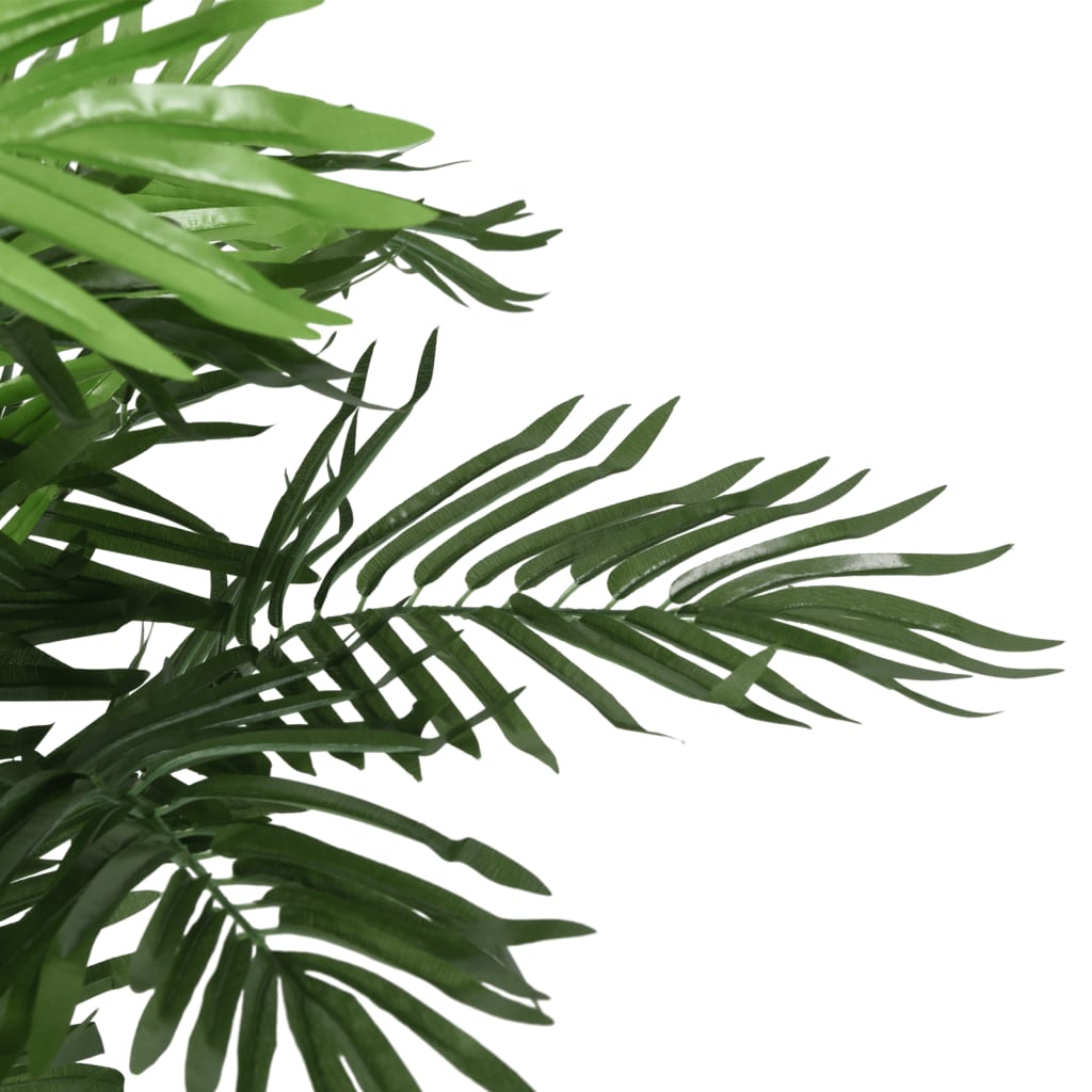 VidaXL Kunstpflanze Palme 28 Blätter 120 cm grün