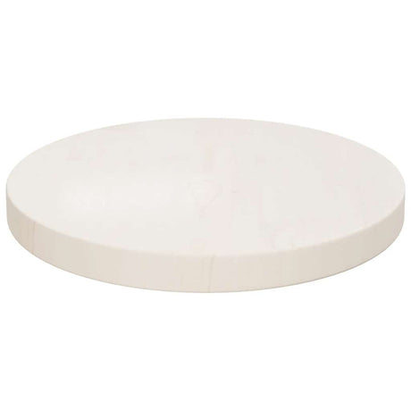 Vidaxl tafelblad rond ø40x3 cm massief grenenhout wit
