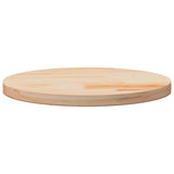 Vidaxl tafelblad rond ø50x3 cm massief grenenhout