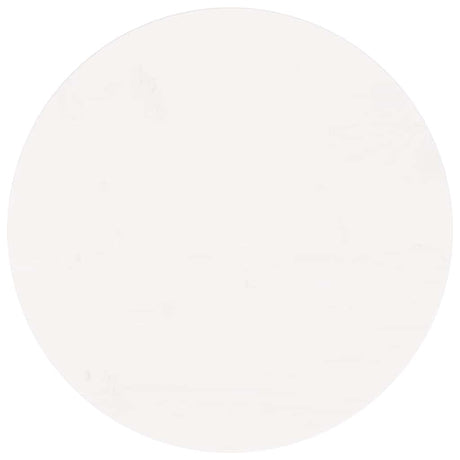 Vidaxl tafelblad rond ø50x3 cm massief grenenhout wit