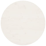 Vidaxl tafelblad rond ø70x3 cm massief grenenhout wit