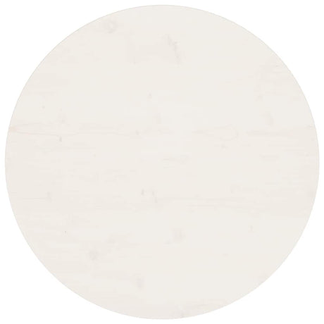 Vidaxl tafelblad rond ø70x3 cm massief grenenhout wit