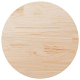 Vidaxl tafelblad rond ø80x3 cm massief grenenhout