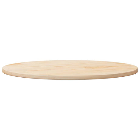 Vidaxl tafelblad rond ø80x3 cm massief grenenhout