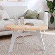 Vidaxl tafelblad rond ø80x3 cm massief grenenhout