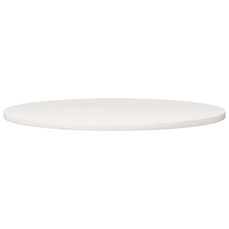 Vidaxl tafelblad rond ø80x3 cm massief grenenhout wit