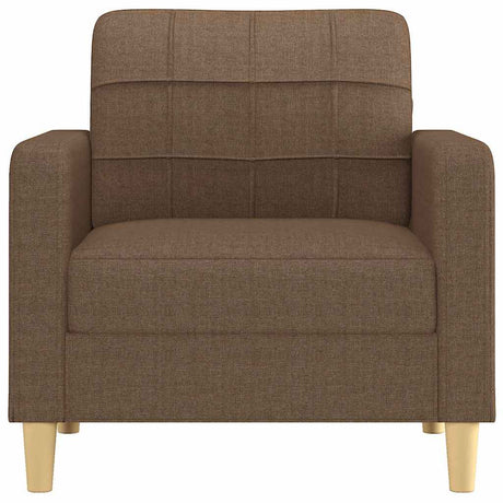 Vidaxl fauteuil 60 cm stof bruin