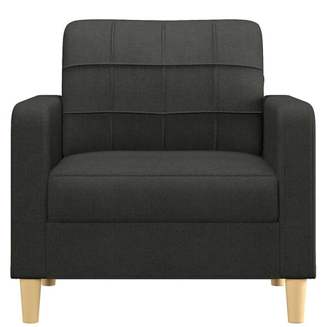Vidaxl fauteuil 60 cm stof zwart
