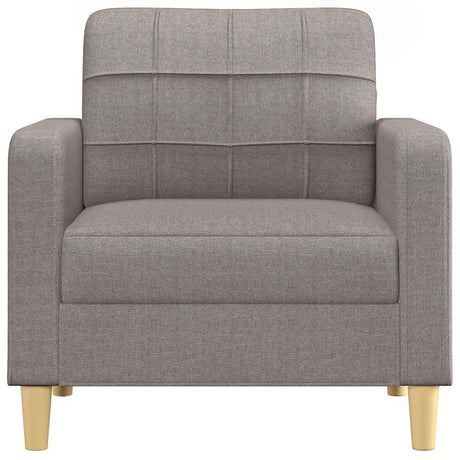 Vidaxl fauteuil 60 cm stof taupe