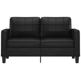 Vidaxl tweezitsbank 140 cm kunstleer zwart