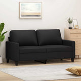 Vidaxl tweezitsbank 140 cm kunstleer zwart