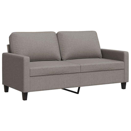 Vidaxl tweezitsbank 140 cm stof taupe
