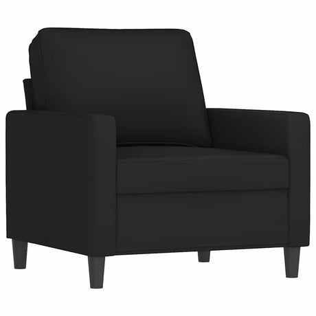 Vidaxl fauteuil 60 cm fluweel zwart