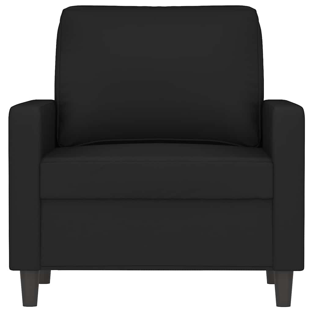 Vidaxl fauteuil 60 cm fluweel zwart