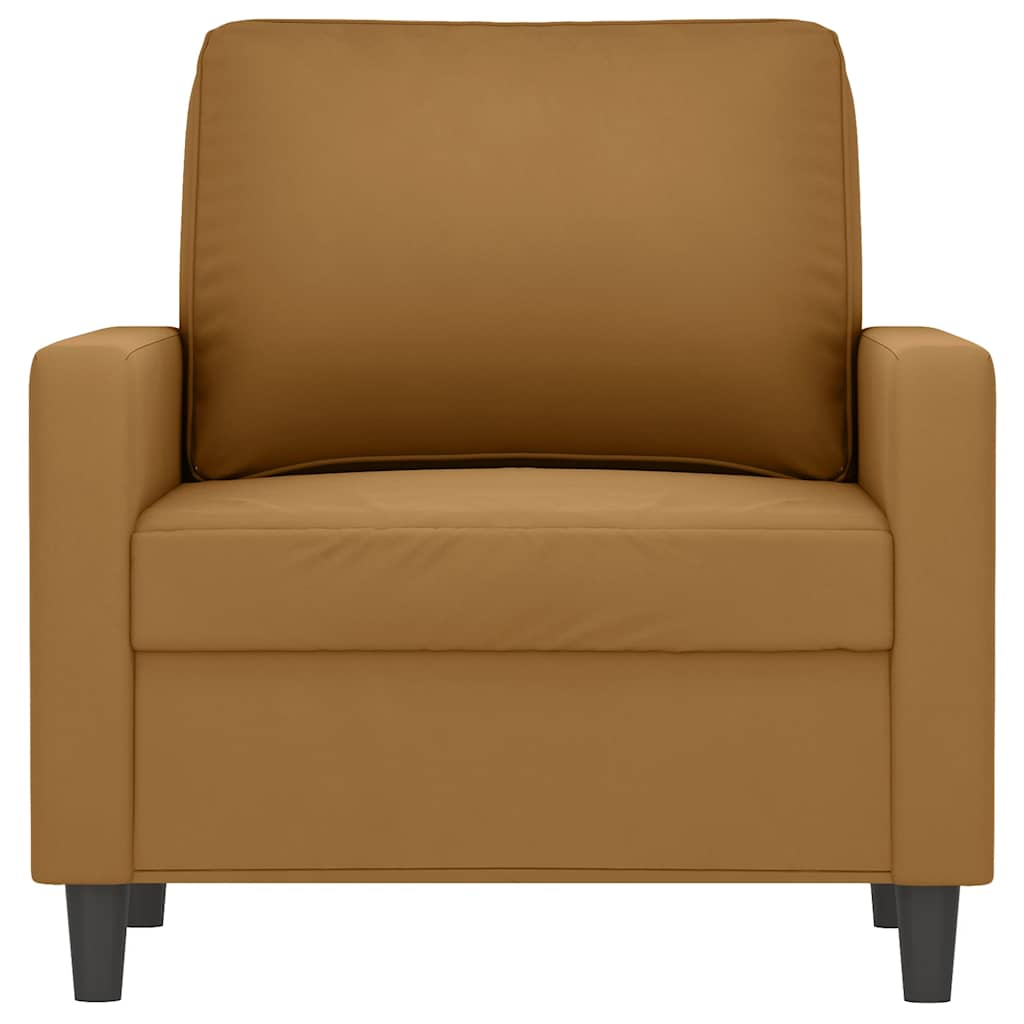 Vidaxl fauteuil 60 cm fluweel bruin