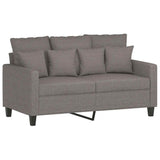 Vidaxl tweezitsbank 120 cm stof taupe