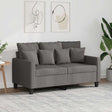 Vidaxl tweezitsbank 120 cm stof taupe