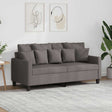 Vidaxl tweezitsbank 140 cm stof taupe