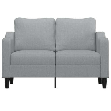Vidaxl tweezitsbank 120 cm stof lichtgrijs