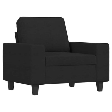 Vidaxl fauteuil 60 cm stof zwart