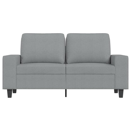 Vidaxl tweezitsbank 120 cm stof lichtgrijs