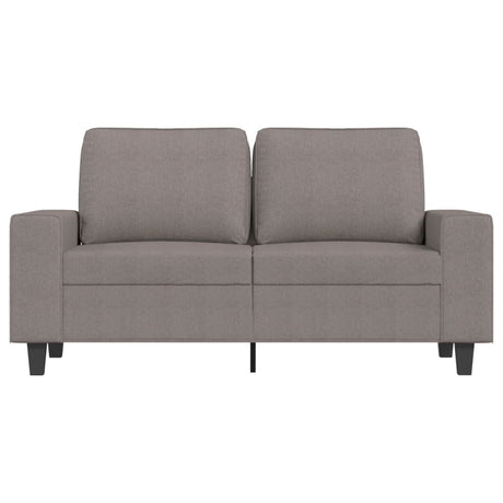 Vidaxl tweezitsbank 120 cm stof taupe