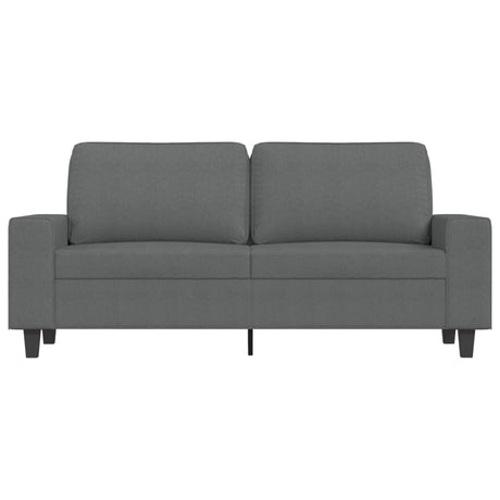 Vidaxl tweezitsbank 140 cm stof donkergrijs