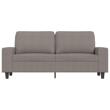 Vidaxl tweezitsbank 140 cm stof taupe