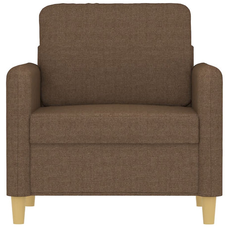 Vidaxl fauteuil 60 cm stof bruin