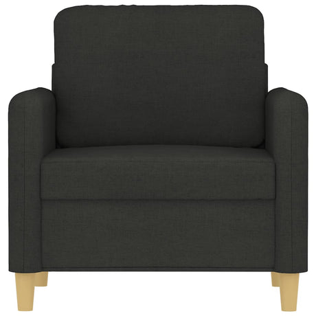 Vidaxl fauteuil 60 cm stof zwart