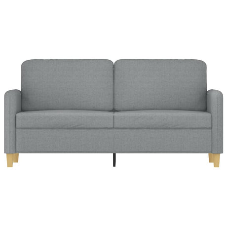 Vidaxl tweezitsbank 140 cm stof lichtgrijs