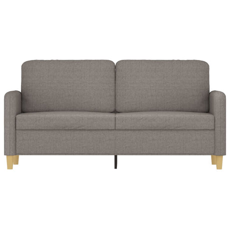 Vidaxl tweezitsbank 140 cm stof taupe