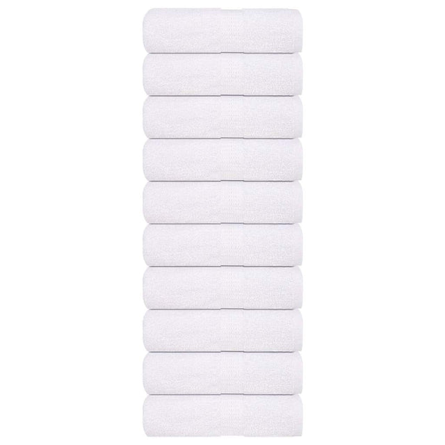 Vidaxx Waschlappen Frogn 10 Stück 15x21 cm 360 g m² weiß