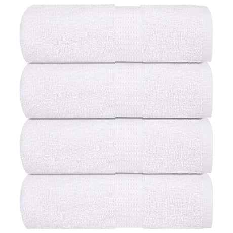 Vidaxx Waschlappen 4 Stück Froschweiß 30x30 cm 100 % Baumwolle