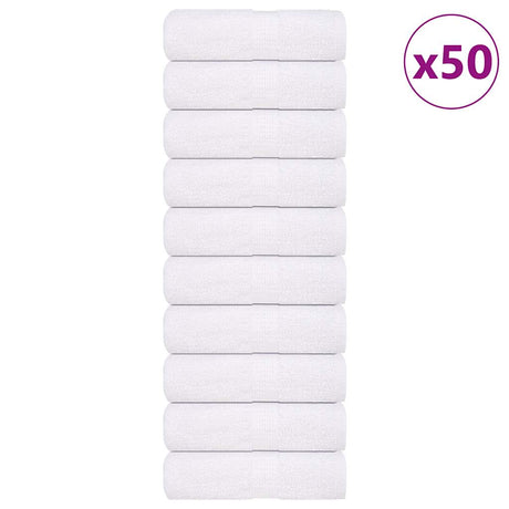 Vidaxx Gästehandtücher Frogn 50 Stk 30x50 cm 360 g m² weiß