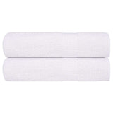Vidaxx Handtücher Frogn 2 Stk 50x100 cm 360 g m² weiß