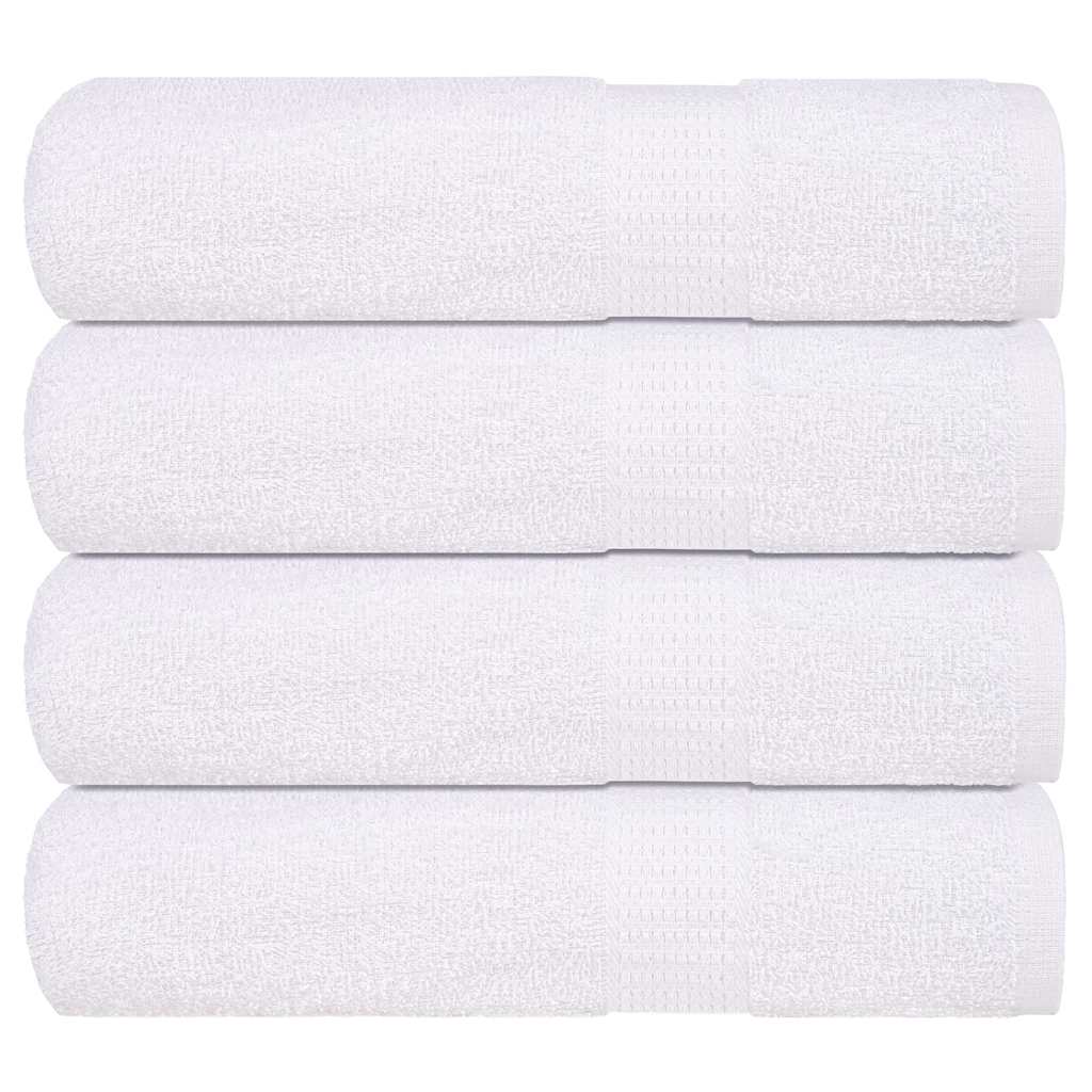 Vidaxx Handtücher Frogn 4 Stück 50x100 cm 360 g m² weiß