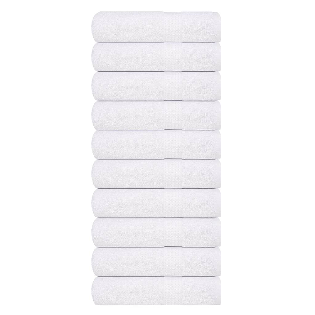 Vidaxx Duschtücher Frogn 10 Stk 70x140 cm 360 g m² weiß