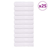 Vidaxx Duschtücher 25 Stück 70x140 cm 360 g m² 100 % Baumwolle weiß