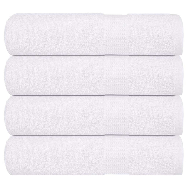 Vidaxx Badetücher Frogn 4 Stück 100x150 cm 360 g m² weiß