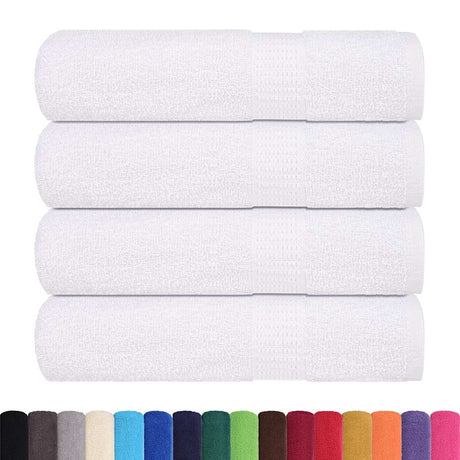 Vidaxx Badetücher Frogn 4 Stück 100x150 cm 360 g m² weiß