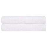 Vidaxx Saunatücher 2 Stück 80x200 cm 360 g m² 100 % Baumwolle weiß