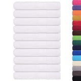 Vidaxx Saunatücher 10 Stück 80x200 cm 360 g m² 100 % Baumwolle weiß