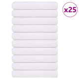 Vidaxx Saunatücher 25 Stück 80x200 cm 360 g m² 100 % Baumwolle weiß