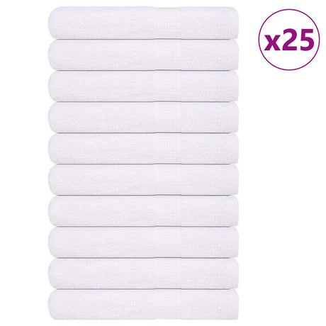 Vidaxx Saunatücher 25 Stück 80x200 cm 360 g m² 100 % Baumwolle weiß