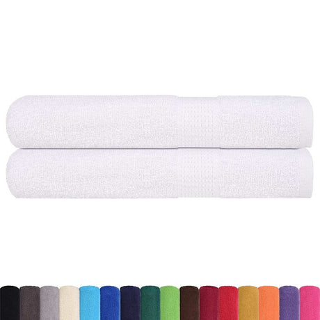 Vidaxx Handtücher Frogn 2 Stück 100x200 cm 360 g m² weiß